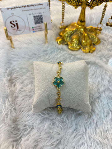 Princess ocean blue bracelet