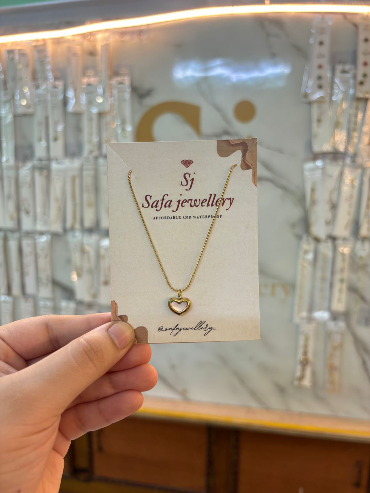 Mini enamel heart