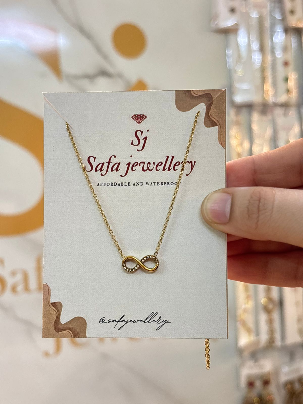 Infinity pendent necklace 004