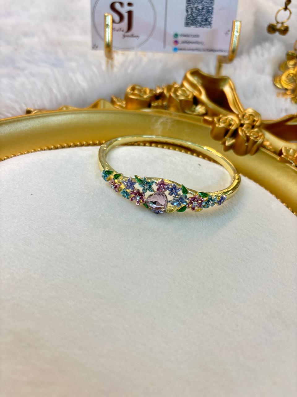 Floral heart kada 014