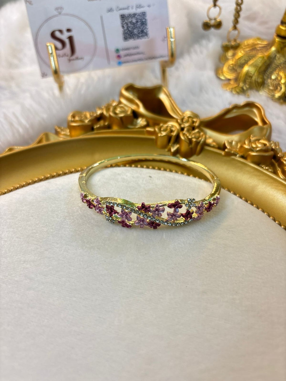 Floral pink kada 010