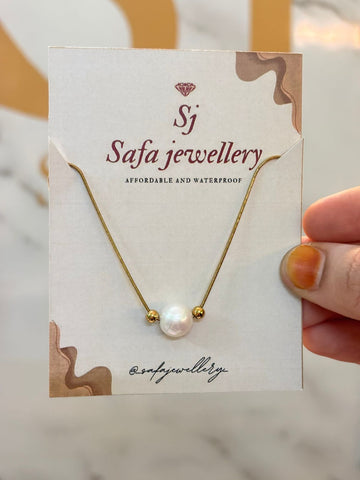 Pearl necklace chain 044