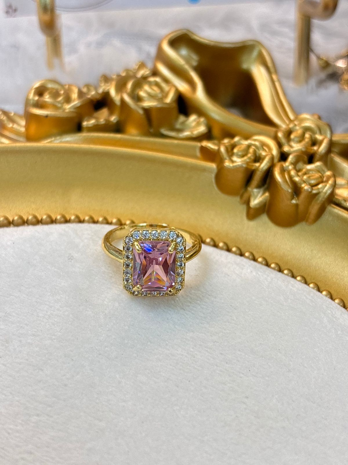 Pinkstone ring 074