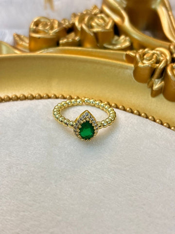 Green drop ring 108